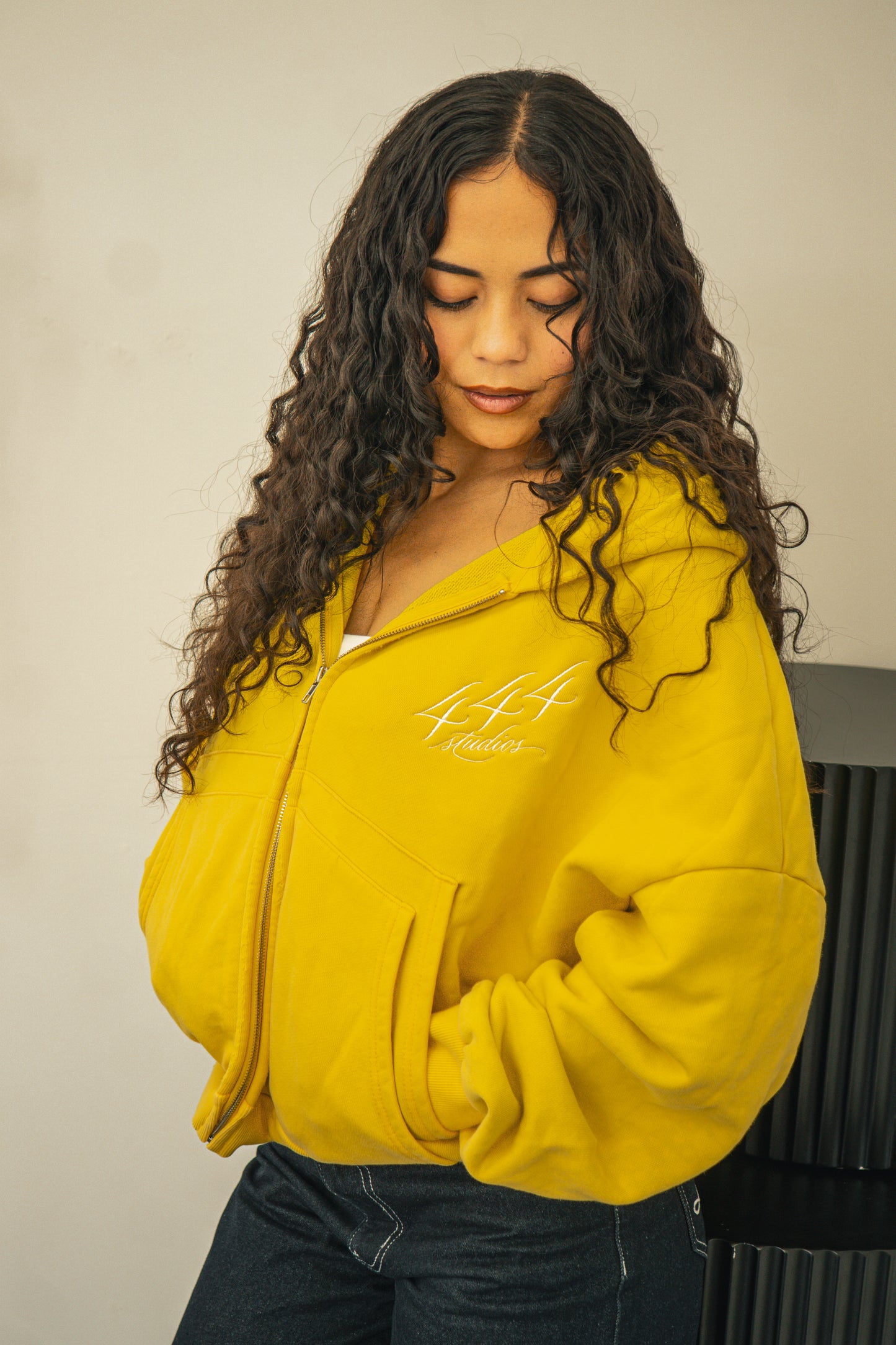 Yellow 444 Zip Up
